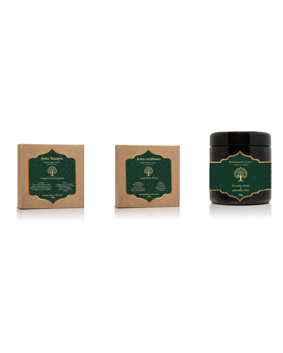 Hair Revival and Hair Growth Booster Set for Deep Repair with Oils, Herbal Extracts, and volcanic clay