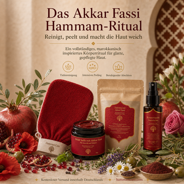 Hammam Set: Akkar Fassi Rose Radiance
