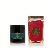 Basic Hammam Set: Olive Beldi Soap & Kessa Mitt