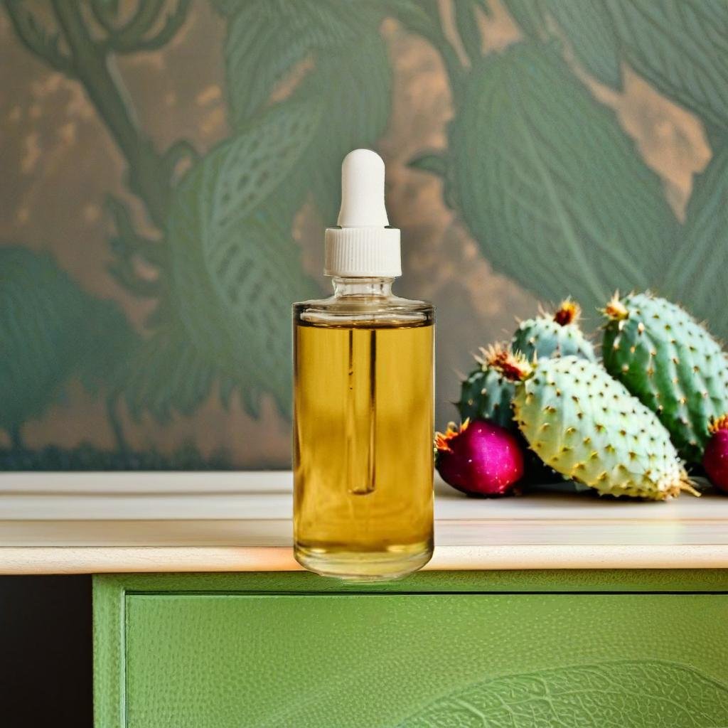 Prickly Pear Seed Oil - Organic Hydrating Oil for Radiant Skin, Anti-Aging Benefits, and Nourishing Skin Care and Hair Care Treatment