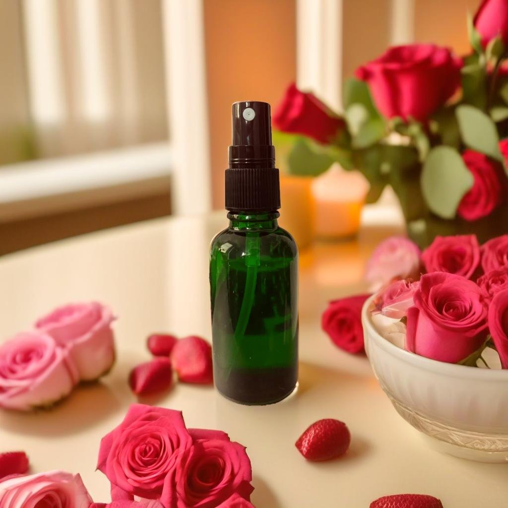 M'gouna Rose Water - Organic Moroccan Rose Extract for Hydration, Soothing Skin Irritation, and Natural Radiance