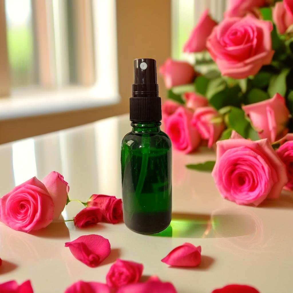 M'gouna Rose Water - Organic Moroccan Rose Extract for Hydration, Soothing Skin Irritation, and Natural Radiance