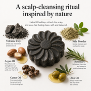 Volcanic Scalp Cleanser: Natural Shampoo Bar